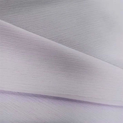 75d piega solida Georgette Fabric Polyester Chiffon Material