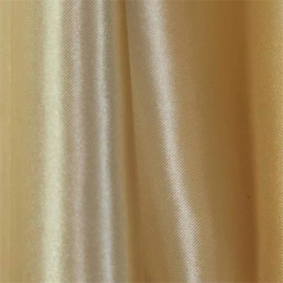 raso chiffon del tessuto 87gsm dell'oro 50dx75d poli per le bluse ed i vestiti