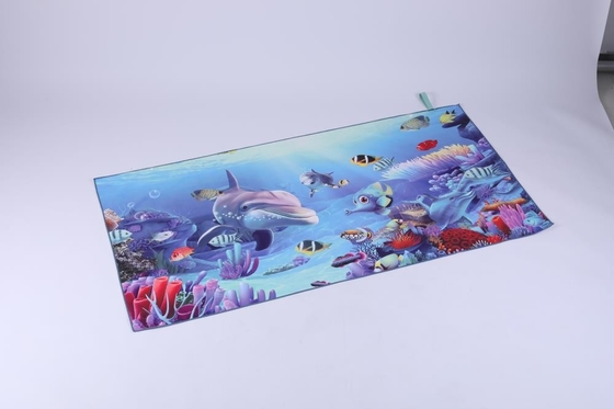 180x85cm riciclano il tessuto che 200gsm di trama asciutto rapido ha stampato l'asciugamano di spiaggia