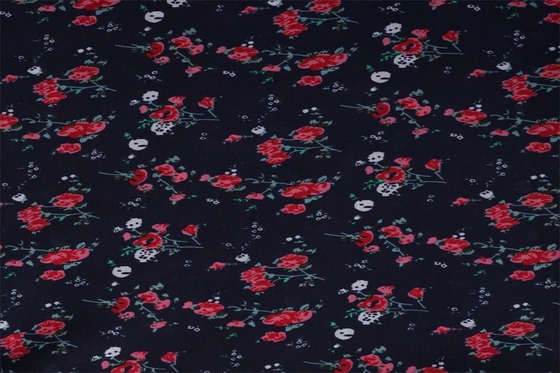 Aop stampato tessuto chiffon 75Dx48S del poliestere 90gsm