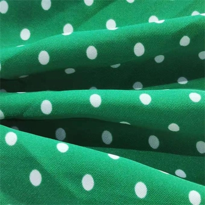 saia chiffona Dot Printed del tessuto del poliestere di 50dx50d 83gsm