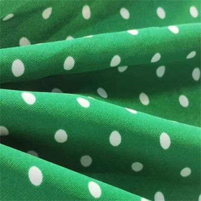 saia chiffona Dot Printed del tessuto del poliestere di 50dx50d 83gsm