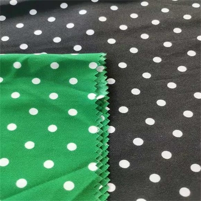 saia chiffona Dot Printed del tessuto del poliestere di 50dx50d 83gsm