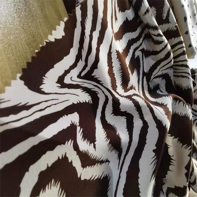 La saia ha stampato il tessuto chiffon dall'iarda 75dx75d 120gsm
