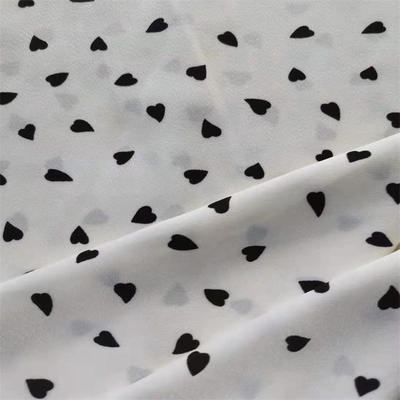 La saia ha stampato il tessuto chiffon dall'iarda 75dx75d 120gsm