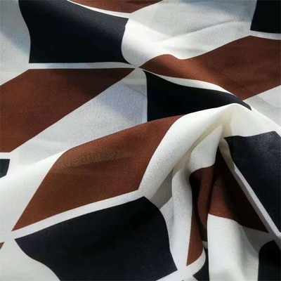 95gsm ha increspato il tessuto chiffon del poliestere di crêpe del tessuto 100dx100d