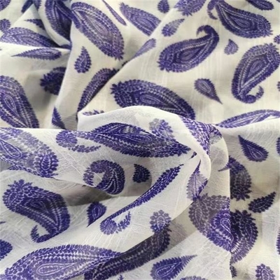 70gsm 56&quot; tessuto chiffon 50d della piega per le gonne delle signore