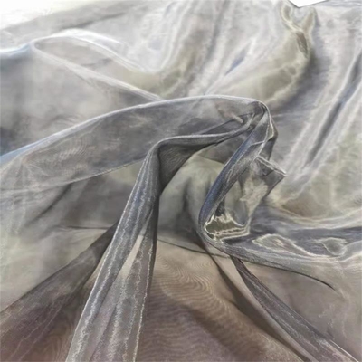 poliestere chiffon 100 del tessuto 33gsm 33gsm del poliestere dell'organza 70dx20d