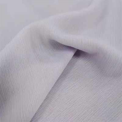 75d piega solida Georgette Fabric Polyester Chiffon Material