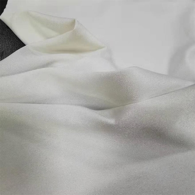 Tessuto chiffon di crêpe del tessuto 50dx75d del vestito delle donne del filato