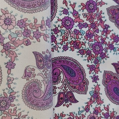 95gsm ha stampato il tessuto del raso dell'elastam del poliestere, tessuto chiffon del poliestere 50d