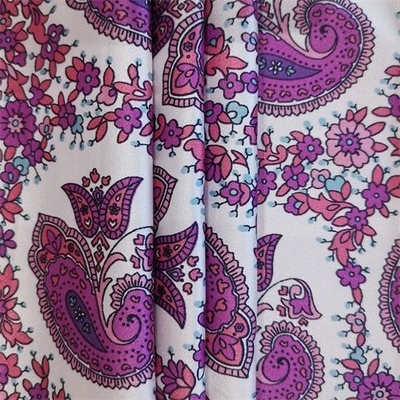 95gsm ha stampato il tessuto del raso dell'elastam del poliestere, tessuto chiffon del poliestere 50d