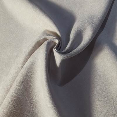 raso tessuto 75dX160d della pelle scamosciata del Faux del poliestere 155gsm per la tenda