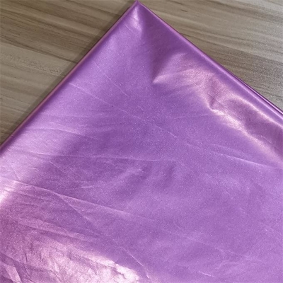 Poliestere brillante respirabile dell'unità di elaborazione Softshell 75dX75d del tessuto di seta naturale
