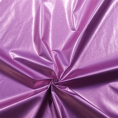 Poliestere brillante respirabile dell'unità di elaborazione Softshell 75dX75d del tessuto di seta naturale