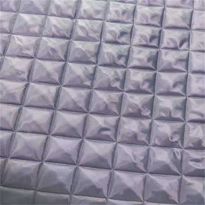 poliestere all'aperto respirabile 142cm Diamond Quilting del tessuto 160gsm