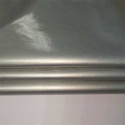 Allungamento morbido impermeabile di Shell Fleece Fabric 75dx75d della laminazione brillante