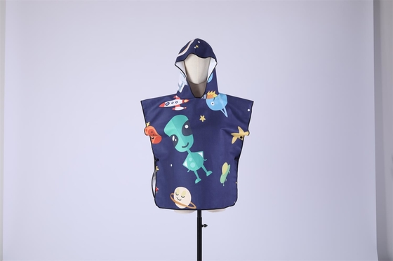 Asciugamano di spiaggia dei brevi bambini 200gsm del tessuto 140x70CM del bordo staccabile del fumetto