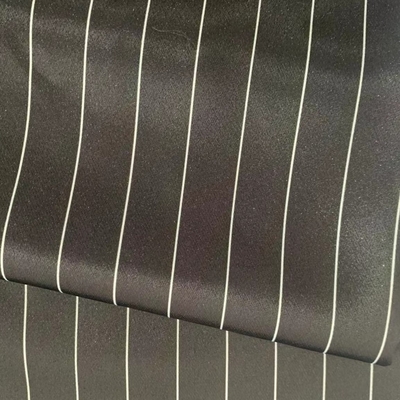 Tessuto di seta imitato ventilato 150Dx150D 130GSM Laminazione lucida