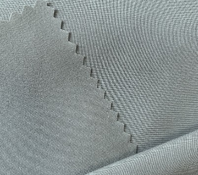 90% poliestere 10% spandex Cocount fibra di carbonio di riscaldamento a quattro lati elastica